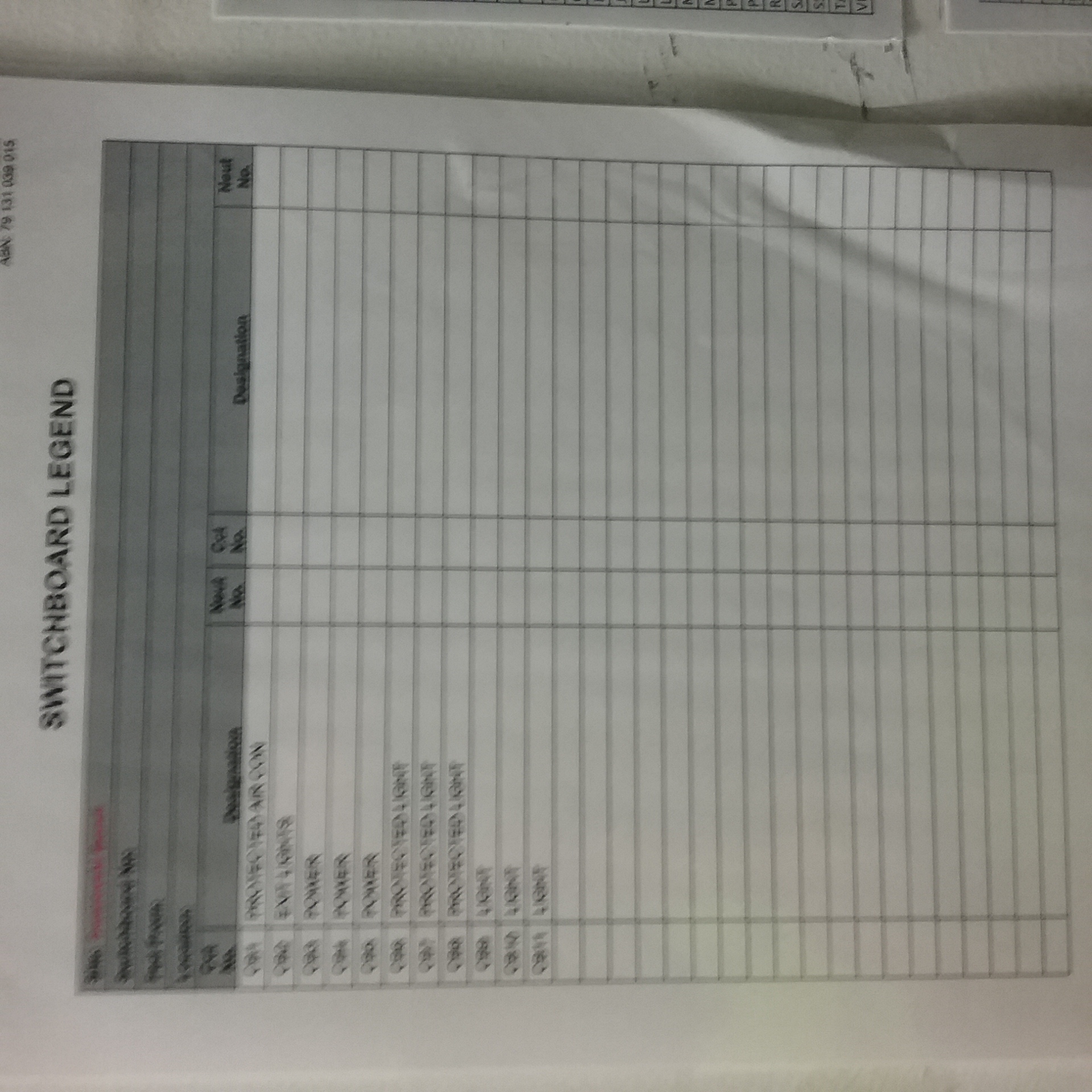 If Yes, please upload all copies of legends here... (Limit of 6 megabytes total)