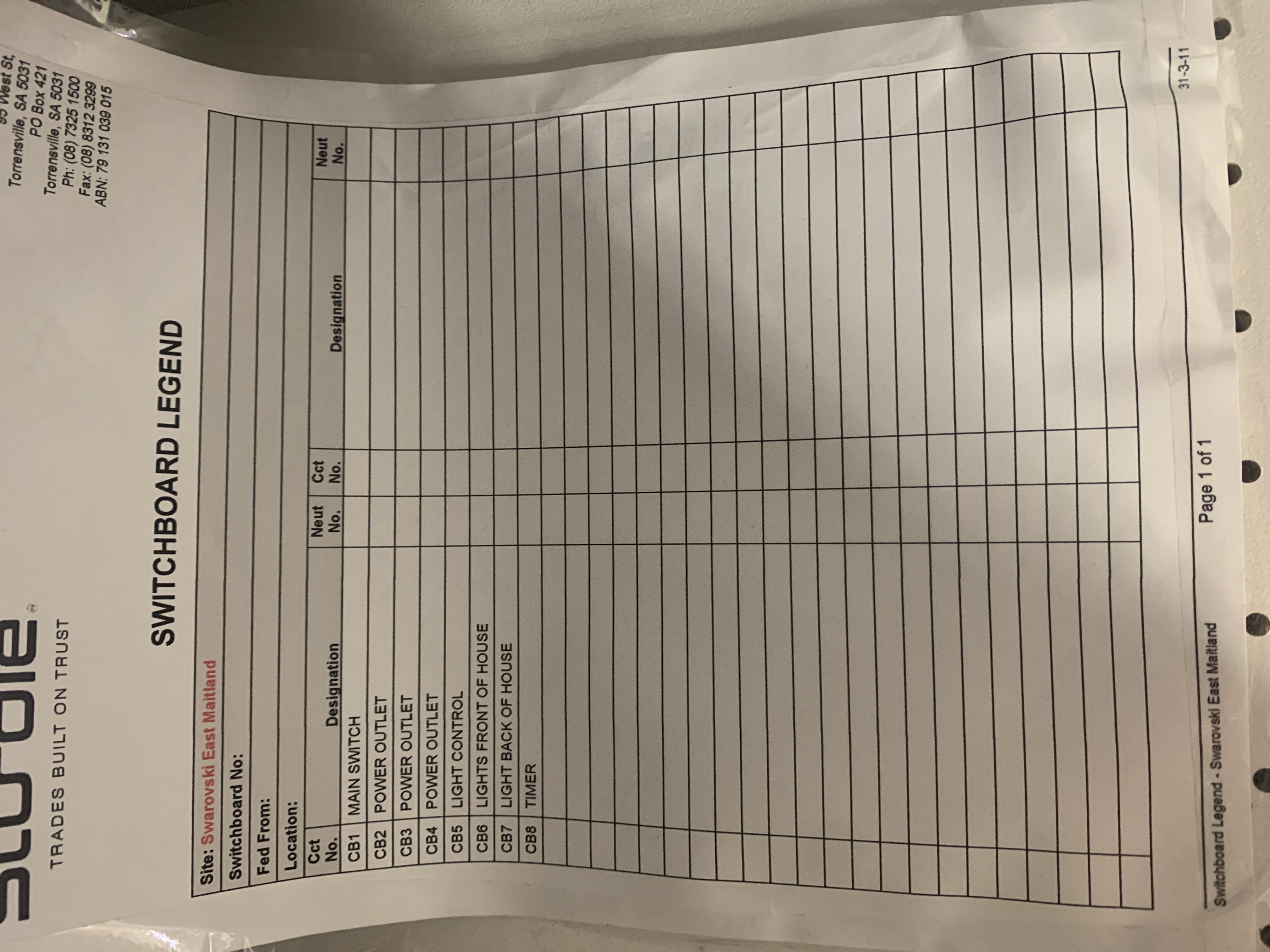 If Yes, please upload all copies of legends here... (Limit of 6 megabytes total)